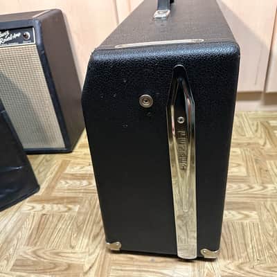 Fender Deluxe Reverb with original cover 1963 - 1967 Black Panel image 14