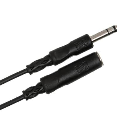 Hosa HPE-325C Headphone Extention Cable, 1/4" TRS to 1/4" TRS - Coil 25 Foot image 2