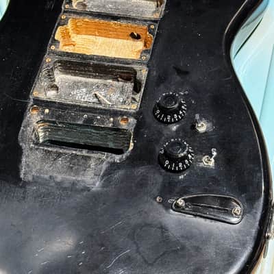 Vintage 1985 Kramer Floyd Rose Striker Strat modded Stratocaster black 3 pickup custom image 6