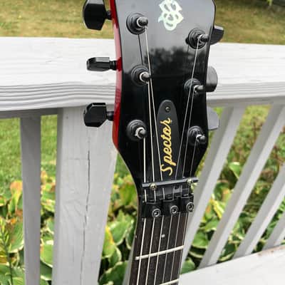 Spector (Kramer Era) NS-6 Neckthru Late 1980’s Trans Red Stain image 8