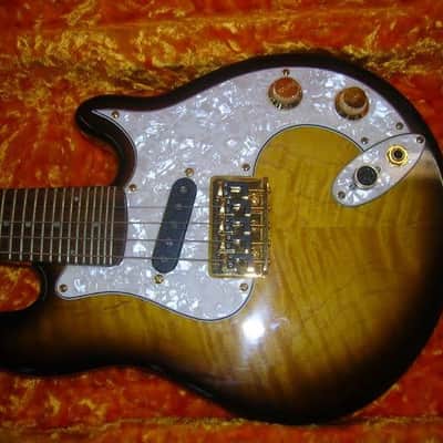 Pentasystem Pentaula 5-string electric mandola  1990s sunburst image 4