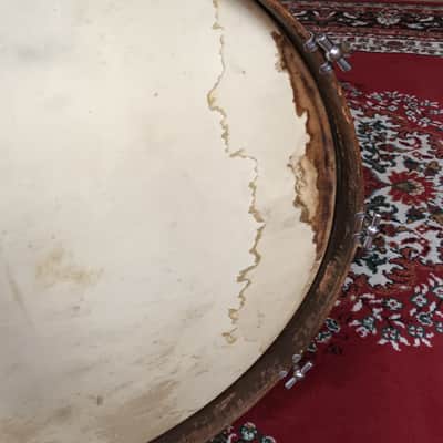 Vintage Frank Wolf 26″x14″ Bass Drum With In WMP – 1930s image 11