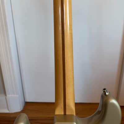Fender US American Lone Star Stratocaster HSS with Maple Fretboard 1999 - Humbucker bridge - Shoreline Gold image 16