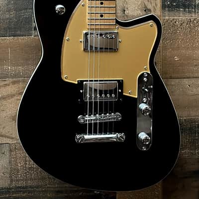 Reverend Charger HB Midnight Black Electric Guitar image 1