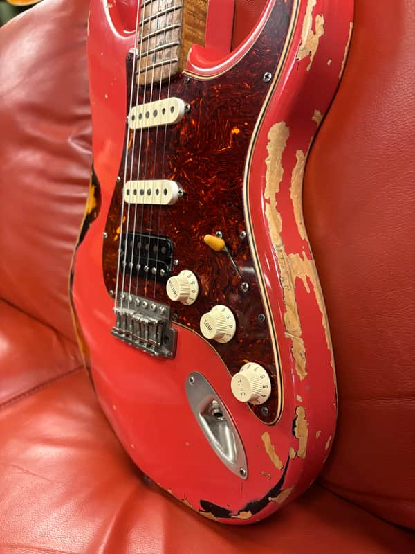 LSL INSTRUMENTS SATICOY R （Nacho Red） 2017 LsL Instruments Saticoy Nacho Red over Three Tone | Reverb