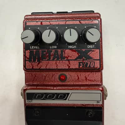 DOD Digitech FX70 Metal X Distortion Corrosion Vintage Guitar Effect Pedal + Box image 3