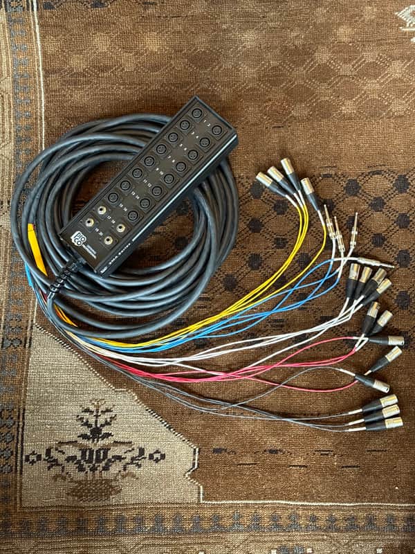 Pro Co SMA1604FBQ-50 SMA Series 16x4 Stage Snake with 1/4 inch Returns - 50 foot image 1