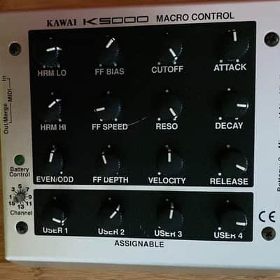 Immagine Kawai K5000 Macro Control Box – Rare MIDI Controller – Excellent Condition - 3