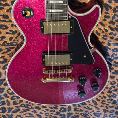 Gibson Custom Shop PSL Les Paul Custom 2024 - Gloss Pink Sparkle image 3