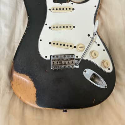 Fender Stratocaster 1966 - black metallic image 8
