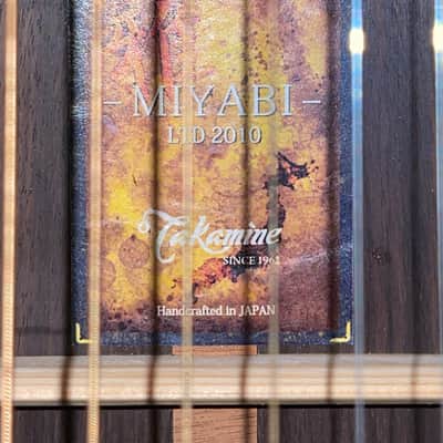 MINT, RARE, HANDBUILT COLLECTOR Takamine Miyabi Dreadnought Cutway Acoustic Guitar image 21