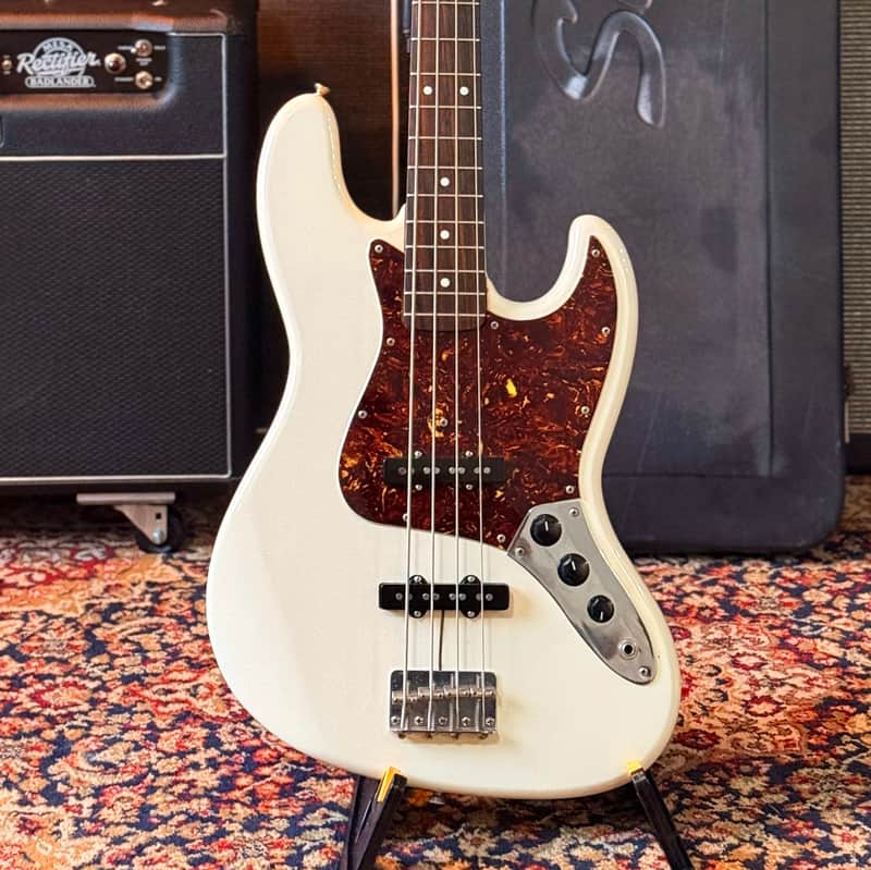 Squier Jazz Bass JV Series – 1984 – Vintage Rare – Upgraded with Lindy Fralin Pickups – W/OHSC image 1