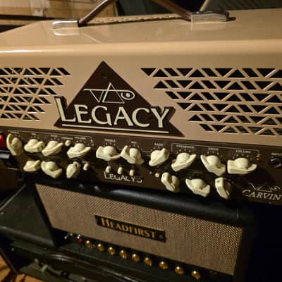 Carvin Legacy 3 Model VL300 Steve Vai Signature 3-Channel 100-Watt Guitar Amp Head 2012 - 2017 - Brown with Tan Top image 1