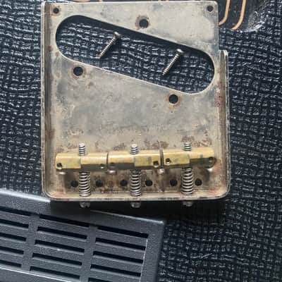 Callaham Vintage T Model Tele Bridge Assembly - Relic image 1
