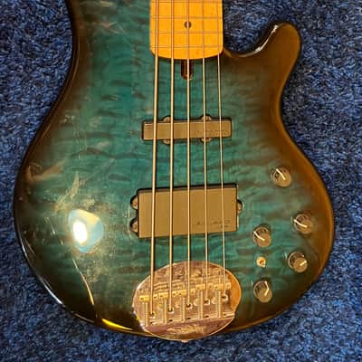 Lakland 55-94 2005 Teal Green Sunburst image 15
