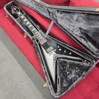 Epiphone Brent Hinds Signature Flying V Custom with Case - Silver Burst image 1