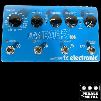 TC Electronic Flashback X4 Delay & Looper 2011 - 2019 - Blue - X16371 image 1