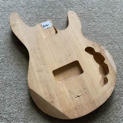 4 String Bass Basswood StingRay Style Body DIY Project image 1