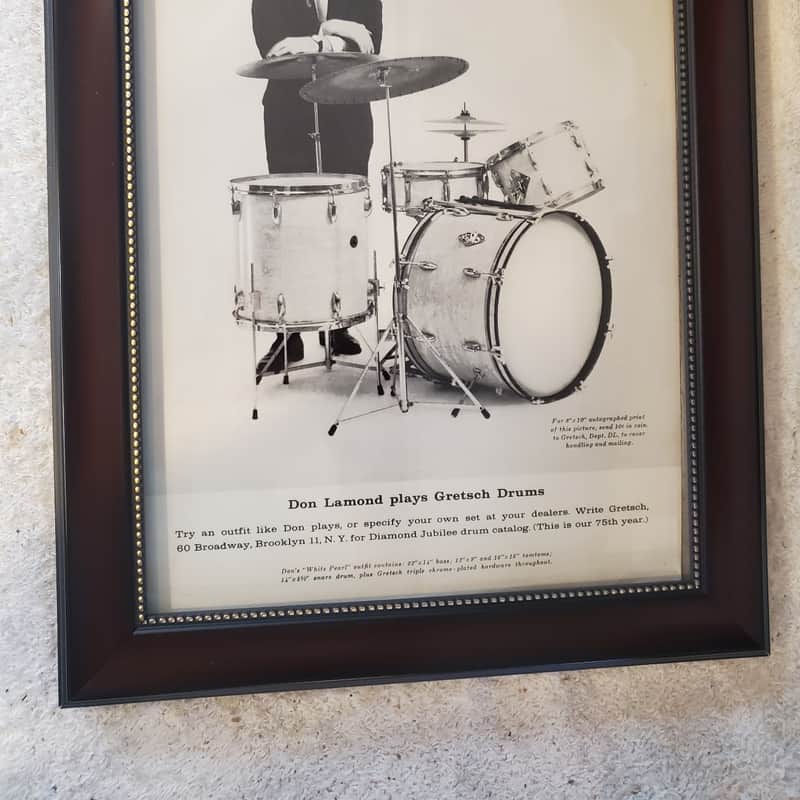 1958 Gretsch Don Lamond B & W