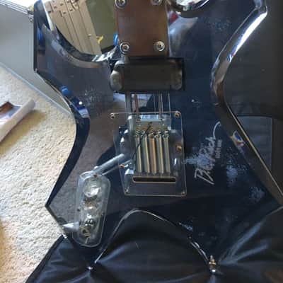 BC Rich Warlock Acrylic platinum series 1990s Black / Chrome image 8