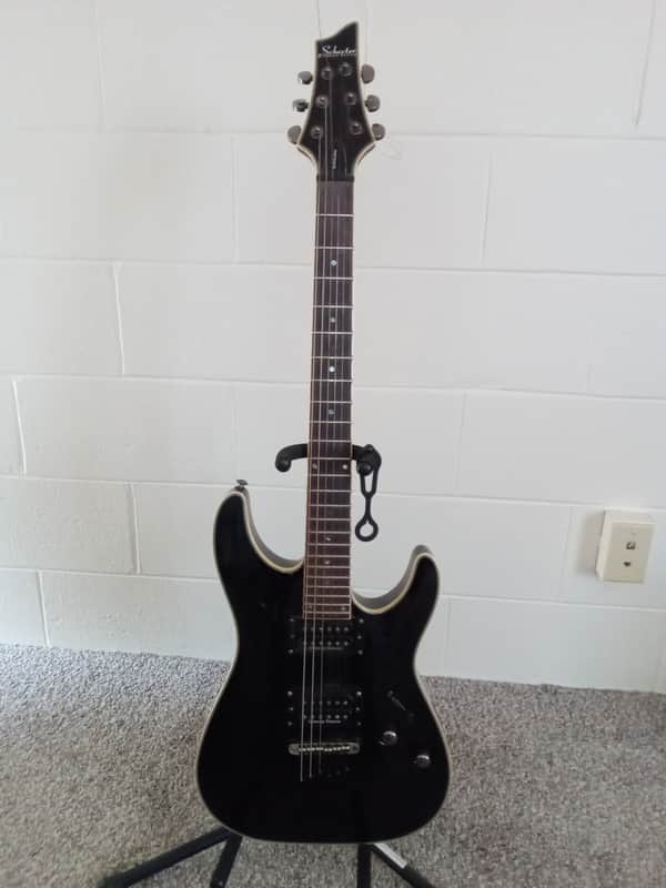 Schecter  Diamond Series Blackjack  1999-2001 - Glossy Black image 1