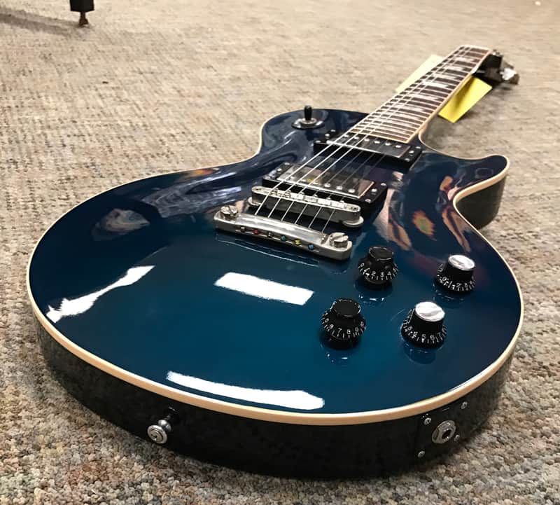 Gibson Les Paul Custom Shop LPR-7 2010 Candy Apple Blue | Reverb
