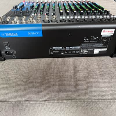 Yamaha MG16XU 16 Channel Analog Mixer 2016 - Present - Black image 2