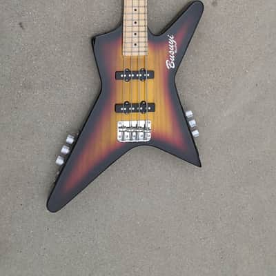 4 Strings Bass /6 Strings Lead Double Sided, Neck Through Busuyi Guitar Mini Pro 2019 image 1