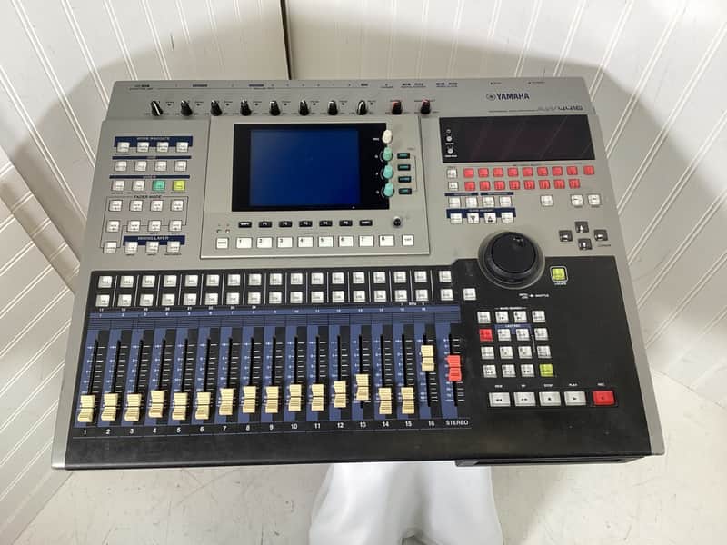 Yamaha AW4416 Professional Audio Workstation 16-Track Digital Recorder 2000s - Silver image 1