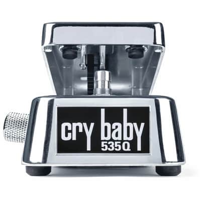 Dunlop 535Q-C Cry Baby Multi-Wah Guitar Effects Pedal, Chrome with Cables image 2