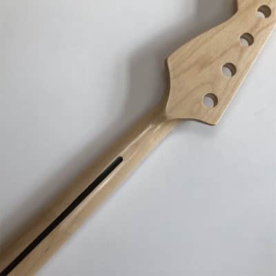 Fretless 4 String Jazz Bass Style Maple Neck, Fretless Fingerboard Fretboard image 3