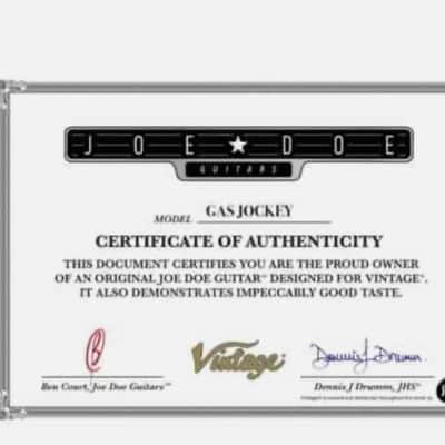 Vintage Joe Doe Gas Jockey 2010 - Sparklin Gold image 7