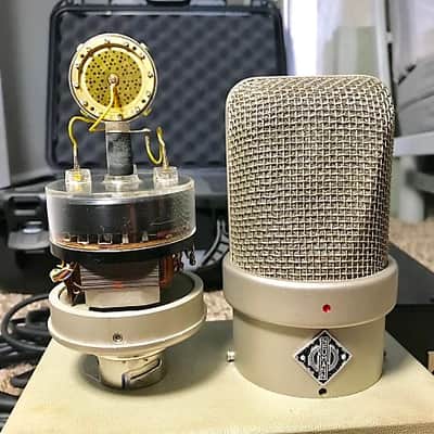Neumann M 49 Large Diaphragm Multipattern Tube Condenser Microphone 1952 - 1974 Nickel image 7