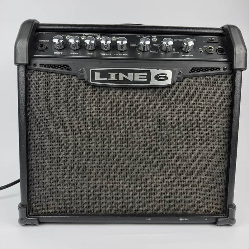 Line 6 Spider IV 15 15-Watt 1x8" Digital Modeling Guitar Practice Amp 2009 - 2016 - Black image 1