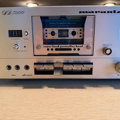 VINTAGE Marantz SD3000 Stereo Cassette Deck  Near Mint Fresh Service Rare Gold🔥 image 7