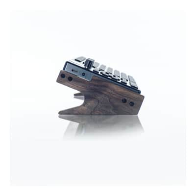 Stand for OXI One sequencer Mk1 or Mk2 | Handmade with solid black walnut image 4
