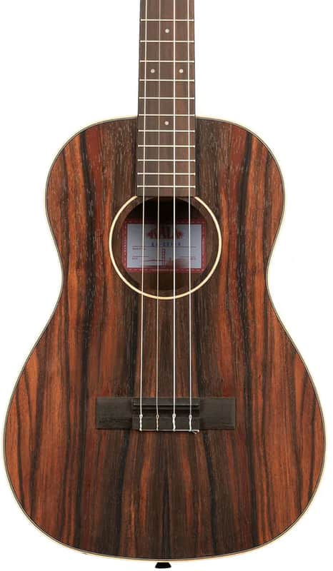 Kala KA-EBY-B Baritone Ukulele - Striped Ebony image 1