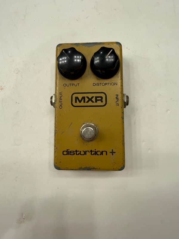 MXR Distortion + Plus Overdrive Vintage 1981 Block Logo Guitar Effect Pedal image 1