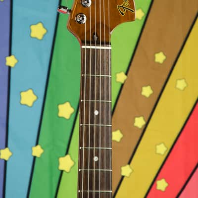 Fender Tom DeLonge Starcaster®, Rosewood Fingerboard, Chrome Hardware, Satin Surf Green image 6