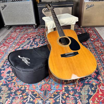 1979 Morris D28 Style X-Braced Dreadnought Model WE-40 Shadow Pickup image 3