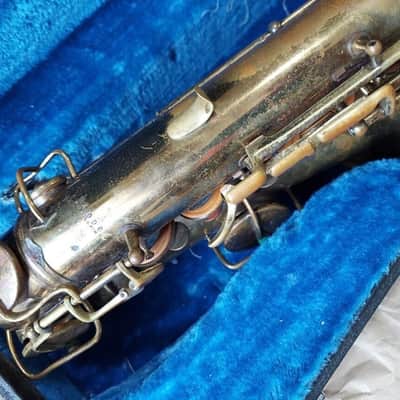 Vintage Antique York Alto Saxophone, USA 1930, Good Condition image 15