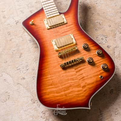 Ibanez Iceman IC420MFM - Caramel Burst #4L251000264 image 24