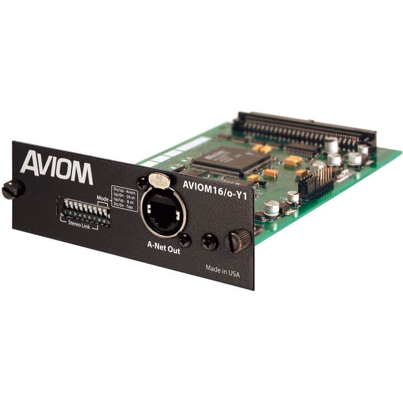 Aviom AVIOM16/o-Y1 16-Channel A-Net Card for Yamaha Digital Products image 1