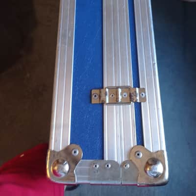 Paiste RARE, Vintage, Collectable flight case 24" 80s - Blue and chrome with red logo image 15
