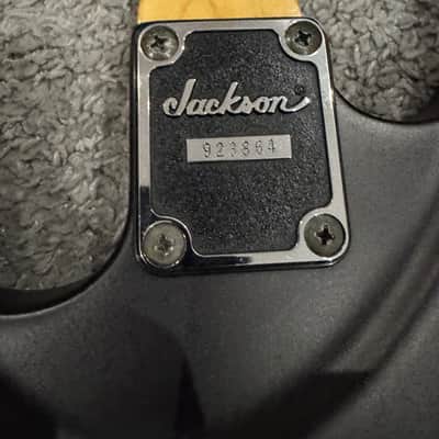 Jackson Dinky Rev MIJ 1994-1995 - Matte Black Unique FIXED BRIDGE Superstrat guitar  Custom Shop Shred Machine Metal Strat solid body Lightweight exclusive image 12