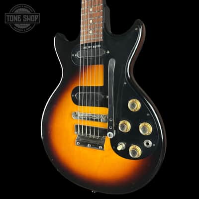 Vintage 1961 Gibson Melody Maker D Sunburst w/non-original chipboard case TSU25064 image 3