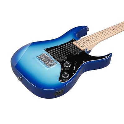 Ibanez GRGM21M GIO MiKro Electric Guitar in Blue Burst image 4