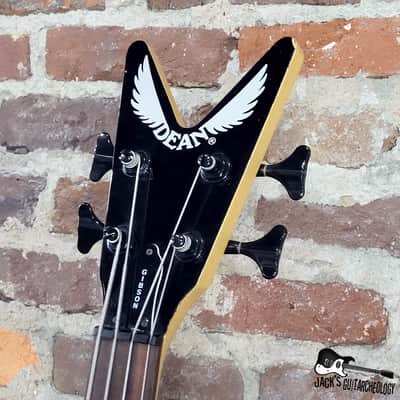 Dean Flying V Bass w/ RARE Buzzsaw Inlays (2000s) image 7