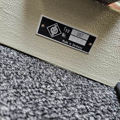Vintage Neumann U 67 Large Diaphragm Multipattern Tube Condenser Microphone 1960 - 1971 - Nickel image 15