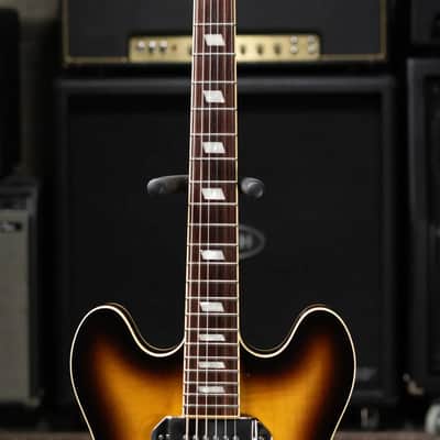 Epiphone Elitist 1965 Casino Hollow Body Electric Guitar - Vintage Sunburst with Hardshell Case - Used image 6